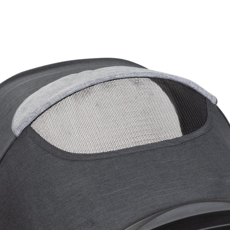 The canopy on the Baby Trend Tango Stroller as a peek a boo window