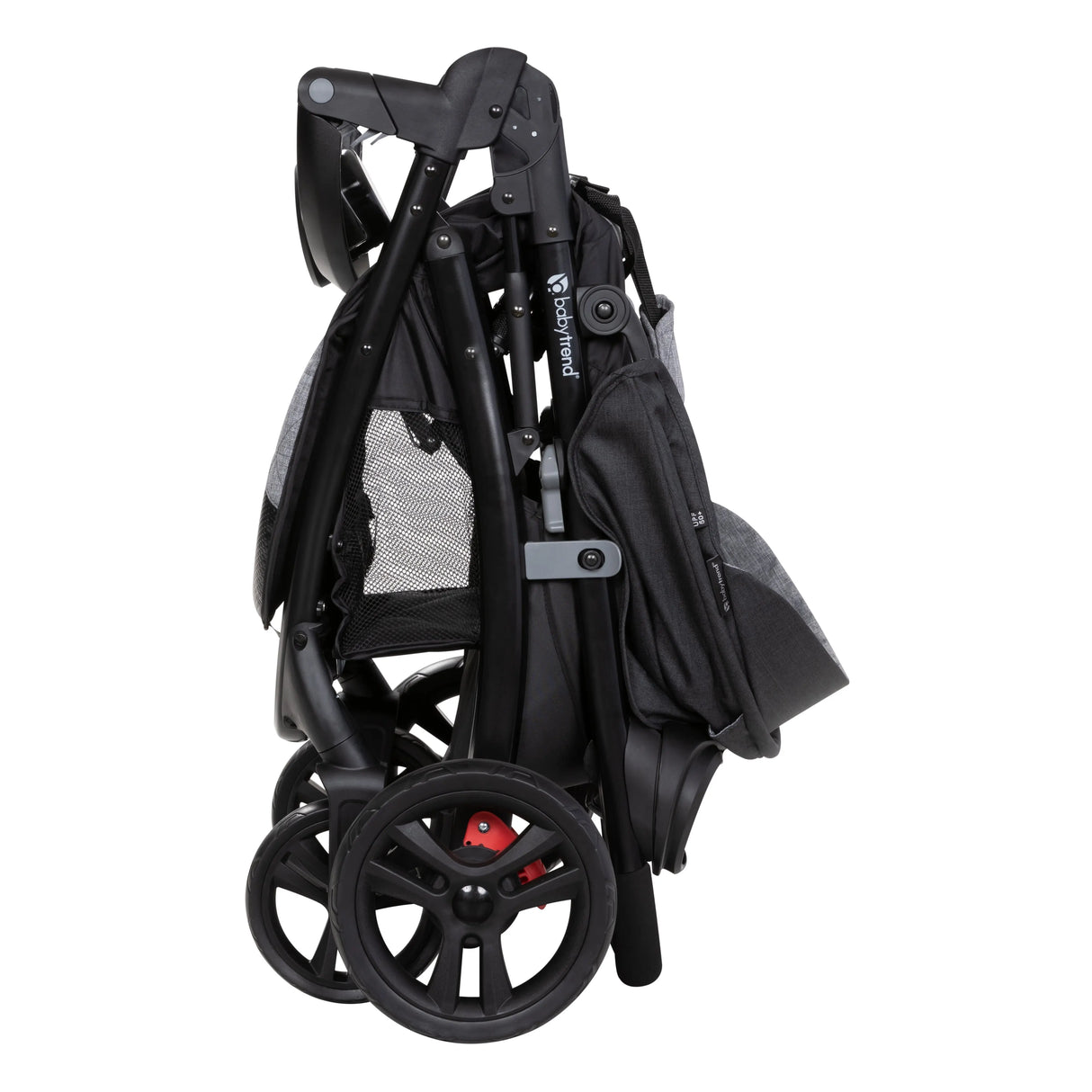 Side view of the Baby Trend Tango Stroller folded
