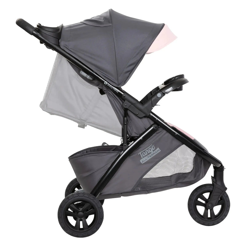 Baby Trend Tango 3 All-Terrain Stroller side view showing reclining seat