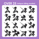 Load image into gallery viewer, Baby Trend Morph Single to Double Modular Stroller with over 25 unique riding modes