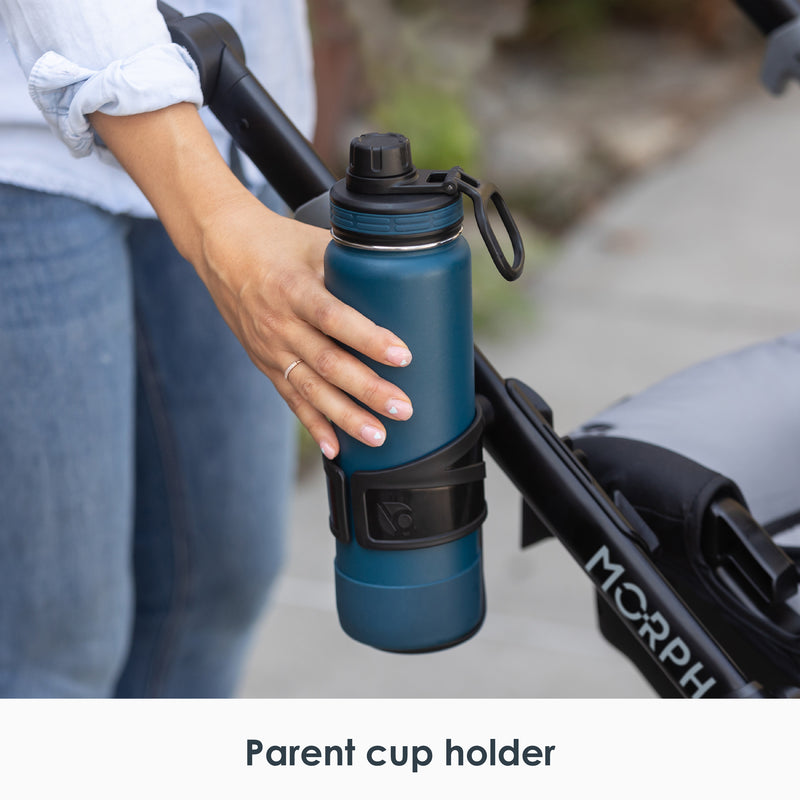 Baby Trend Morph Single to Double Modular Stroller parent cup holder