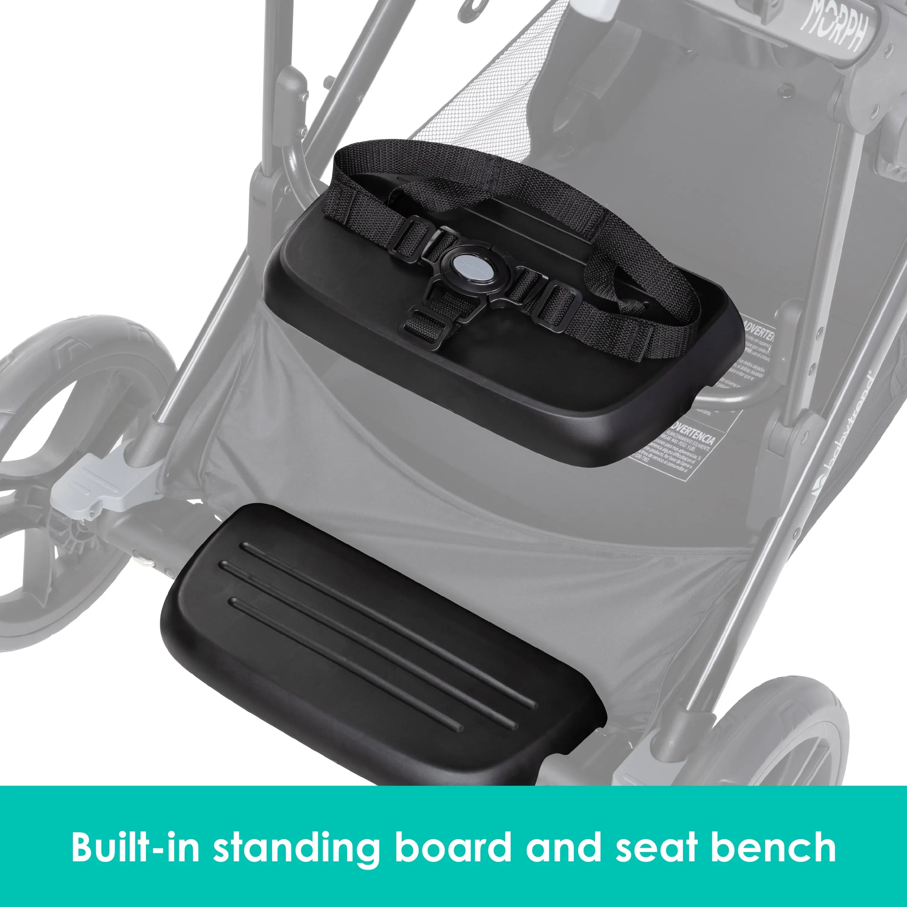 Stroller Bench Morph Single to Double Modular Stroller - Front & Rear Modes – Baby Trend