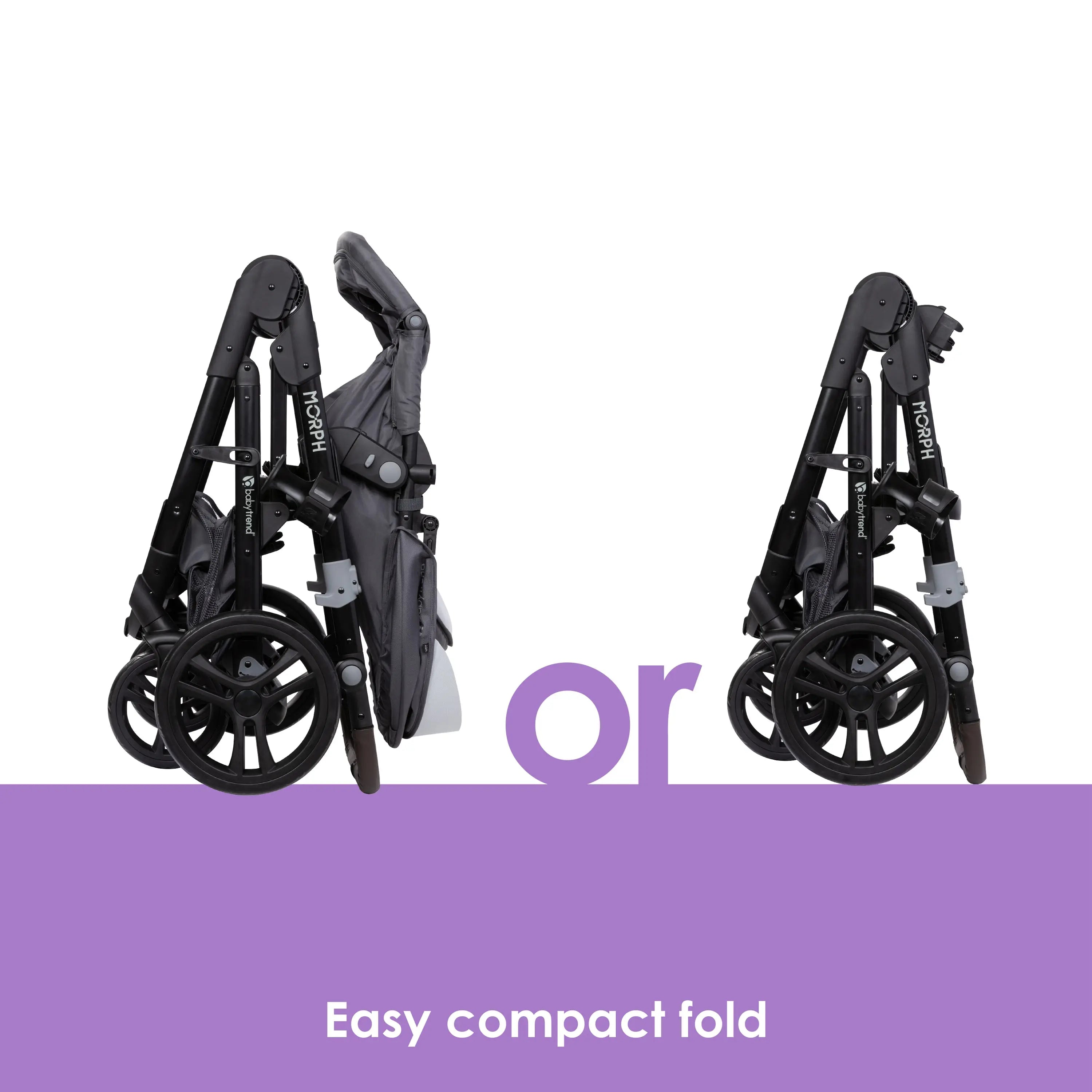 Morph Single to Double Modular Stroller - Front & Rear Modes – Baby Trend