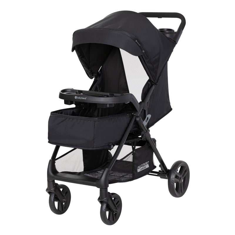 Baby Trend Passport Carriage Stroller in full recline carriage mode