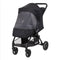 Baby Trend Passport Carriage Stroller with full cover netting on child seat