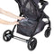 Baby Trend Sonar Seasons Stroller with large storage basket with rear access