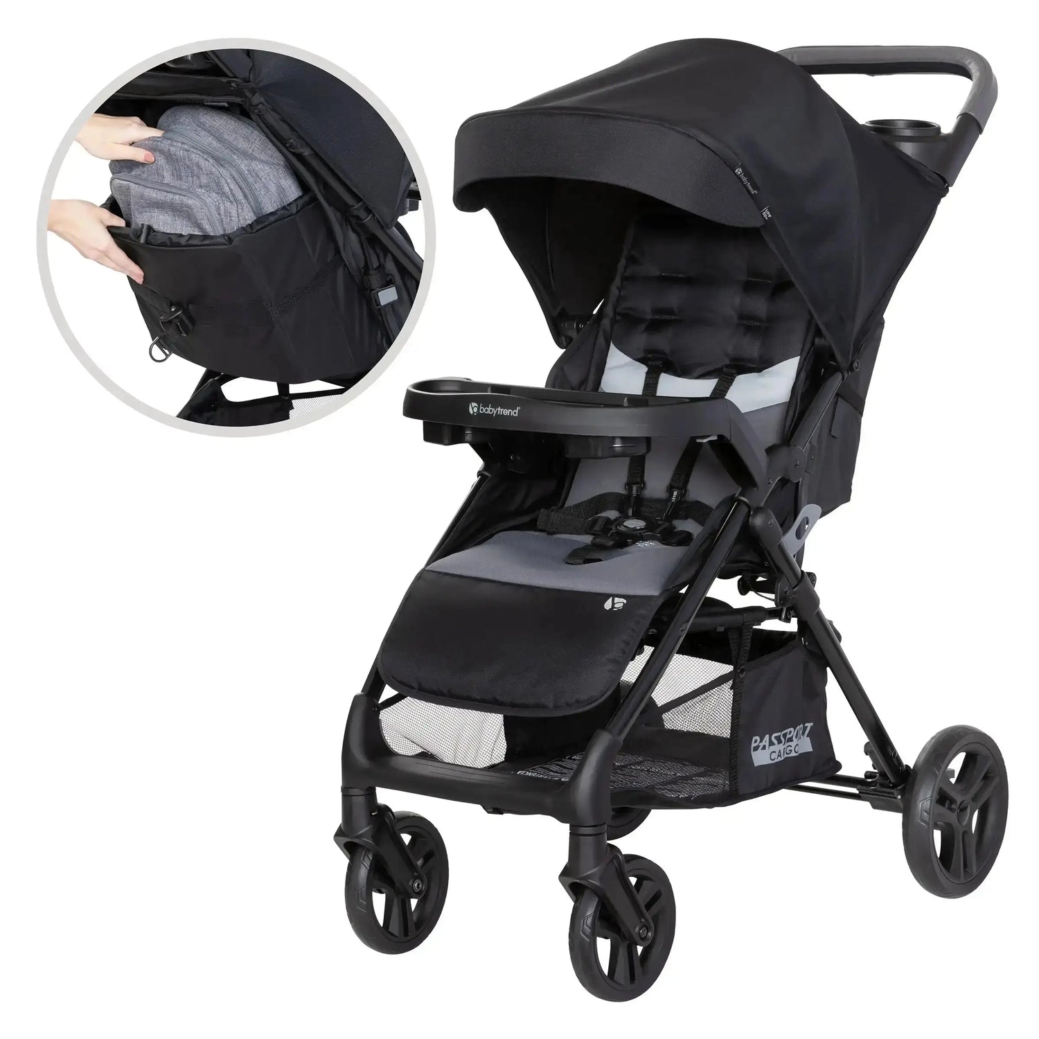 Baby Trend Passport Cargo Stroller (Fieldstone Grey)