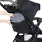 Baby Trend Passport Cargo Stroller with rear pocket for extra storage