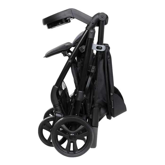 Baby Trend Passport Cargo Stroller folded upright
