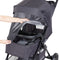The netting is easily removed by a zipper on the Baby Trend Passport Carriage Stroller