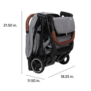 Baby Trend Zenda Compact All-Terrain Stroller folded dimensions