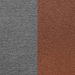 Baby Trend Zenda Compact All-Terrain Stroller grey fabric with brown leather fashion
