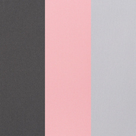 Baby Trend grey and pink color fabric