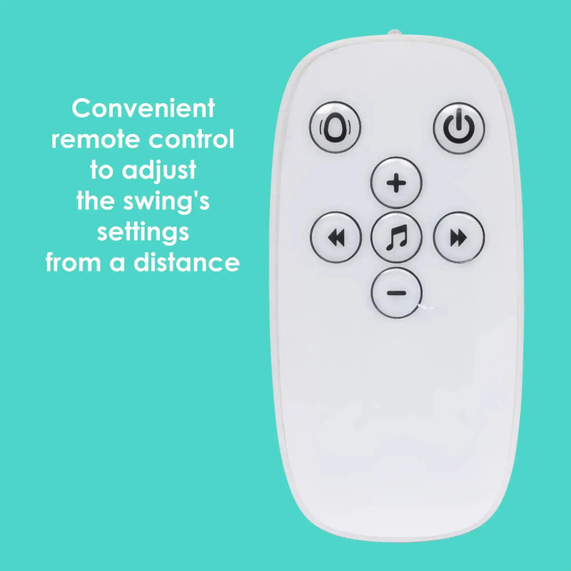 Baby Trend Sit N' Sway Portable Swing remote control adjust the swings
