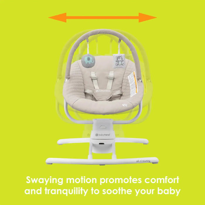 Baby swing smooth motion operation