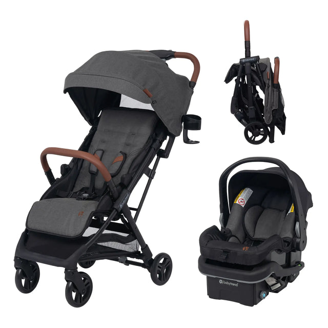Baby Trend Sonar Compact Lightweight Stroller Travel System with EZ-Lift PLUS Infant Car Seat