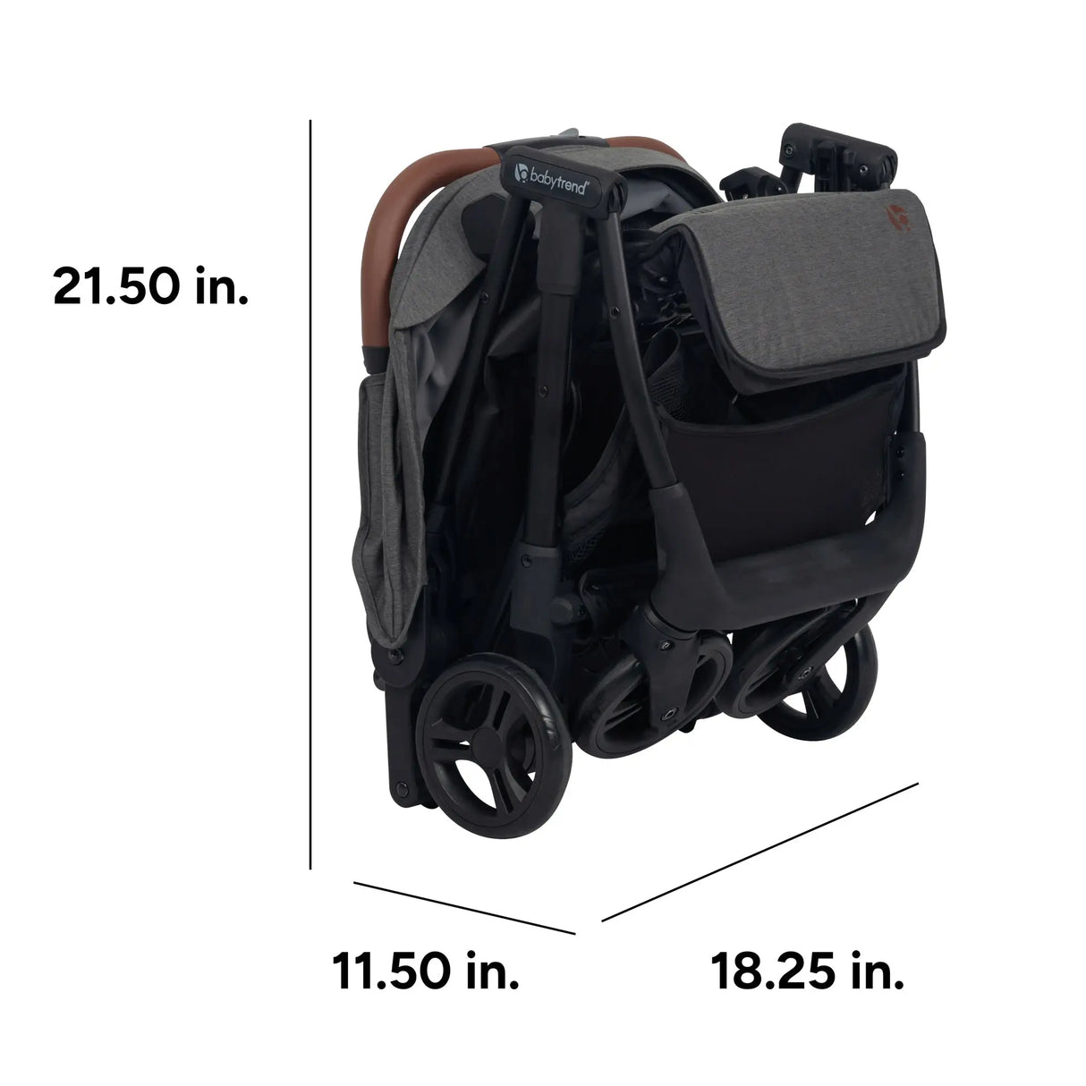 Baby Trend Sonar Compact Lightweight Stroller dimensions