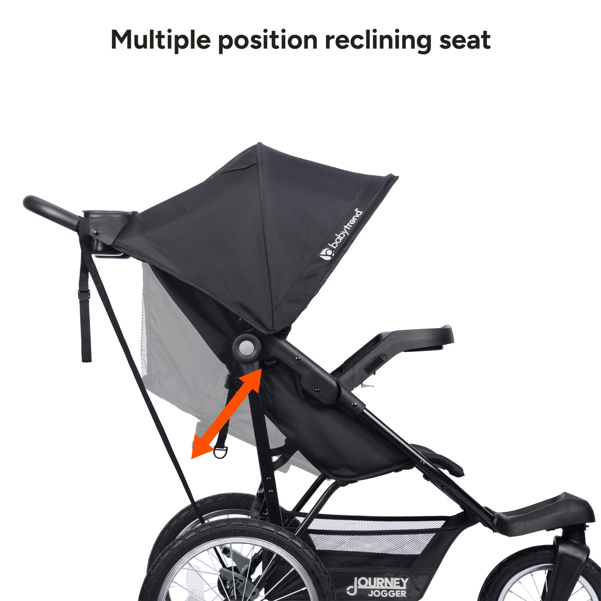 Baby Trend Journey Jogger multiple position reclining seat