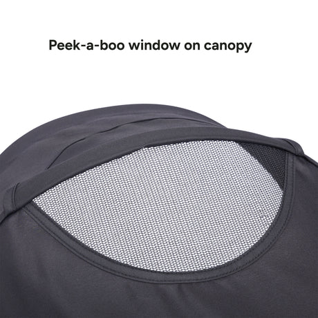 Baby Trend Journey Jogger peek a boo window on canopy