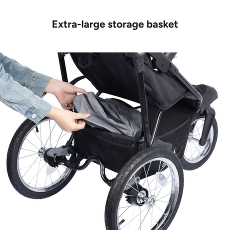 Baby Trend Journey Jogger extra large storage basket