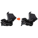 Load image into gallery viewer, Flip foot on the base of the Baby Trend EZ-Lift 35 PLUS Infant Car Seat for the base vehicle install