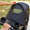 Peek-a-boo window on the canopy of the Baby Trend Expedition DLX Jogger Travel System