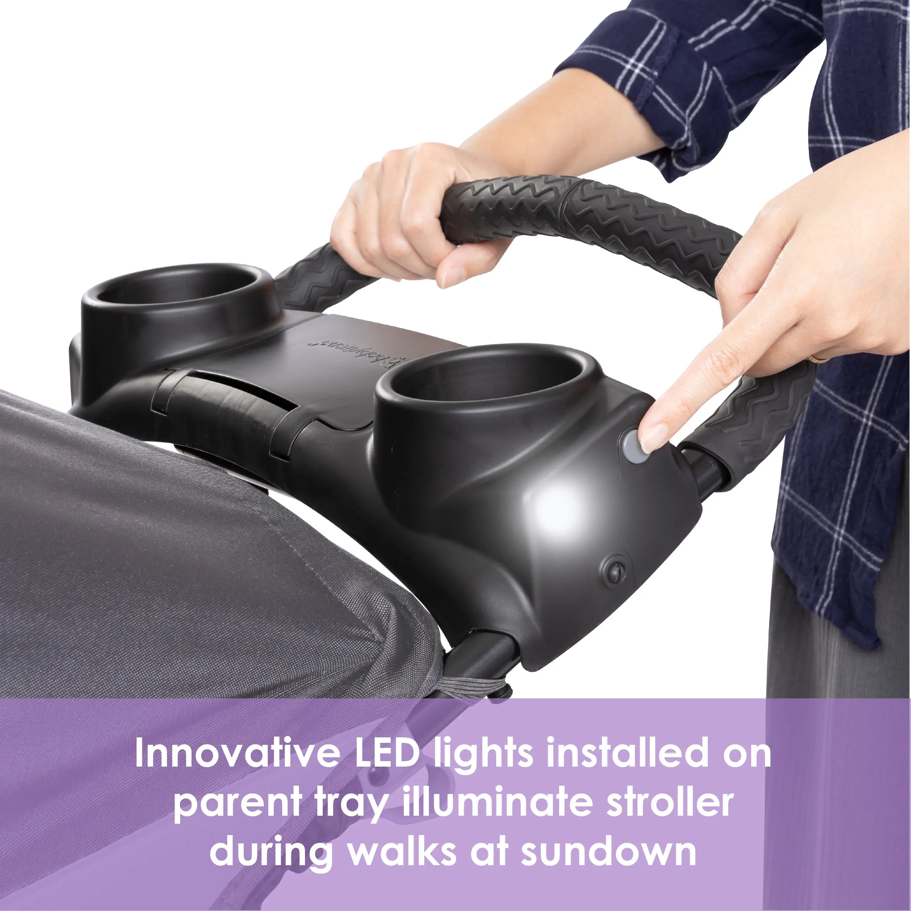 Led Stroller Baby Trend Expedition Zero Flat Jogger Travel System with LED Lights