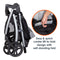 Baby Trend Tango Stroller easy and quick center lift to fold design