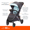 Load image into gallery viewer, Baby Trend Tango Stroller features call out