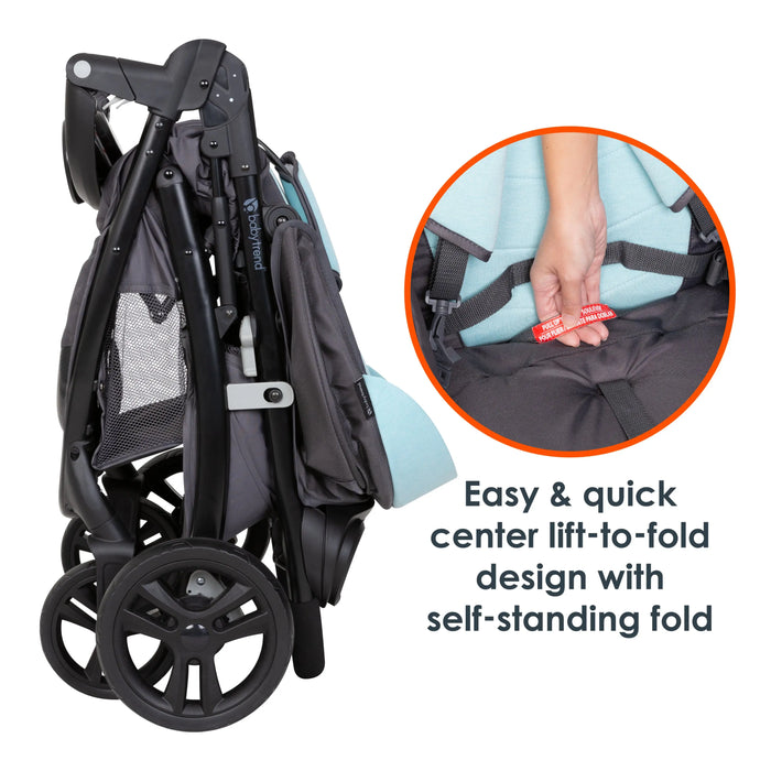 Baby Trend Tango Travel System folded