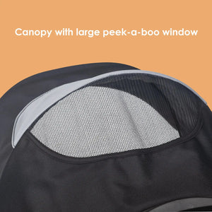 Baby Trend Tango PRO Stroller canopy with large peek a boo window