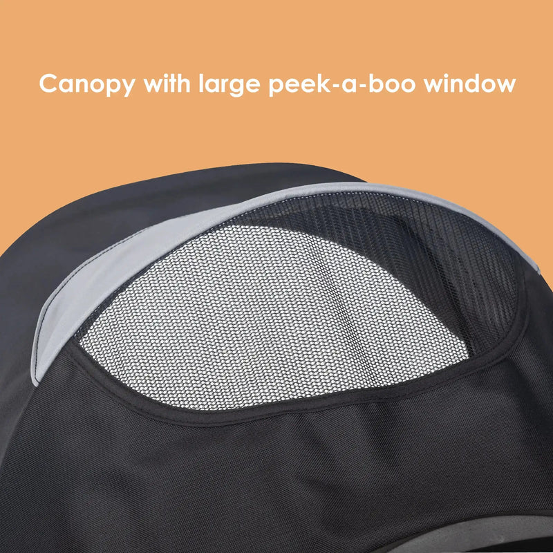 Baby Trend Tango PRO Stroller canopy with large peek a boo window
