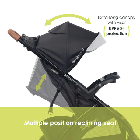 Baby Trend Tango PRO Stroller multiple position reclining seat
