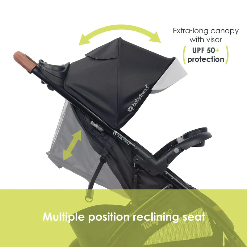 Baby Trend Tango PRO Stroller multiple position reclining seat