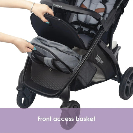 Baby Trend Tango PRO Stroller front access basket