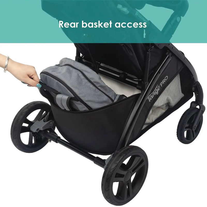 Baby Trend Tango PRO Stroller rear basket access