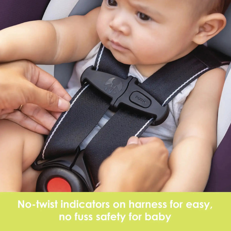 Baby Trend Secure-Lift Infant Car Seat no twist harness indicators