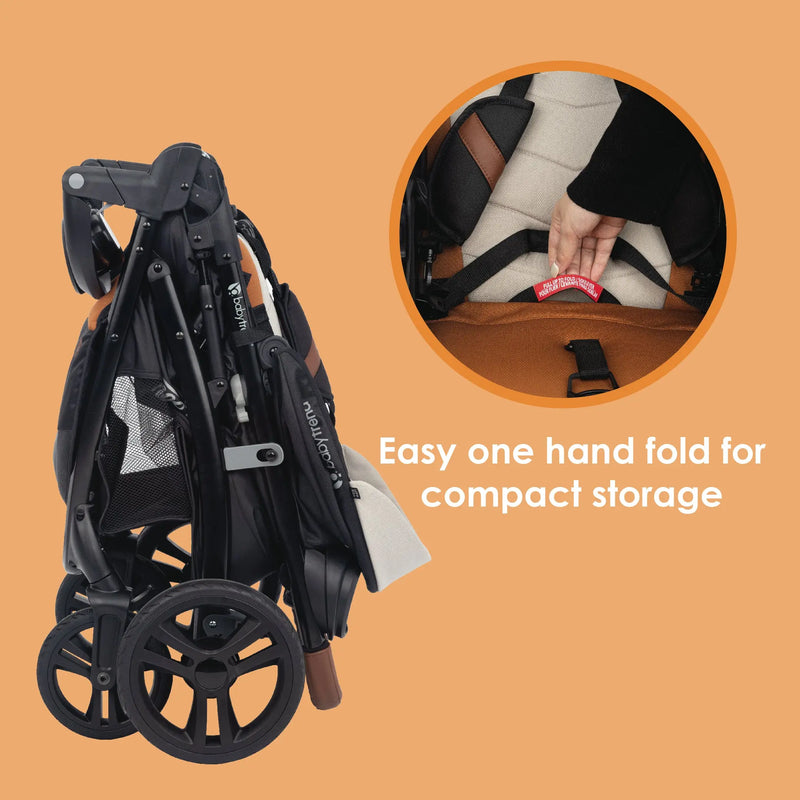 Baby Trend Tango PRO Stroller easy one hand fold
