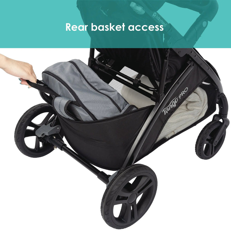 Baby Trend Tango PRO Stroller rear basket access