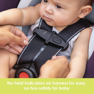 Baby Trend Secure-Lift Infant Car Seat no twist harness indicators