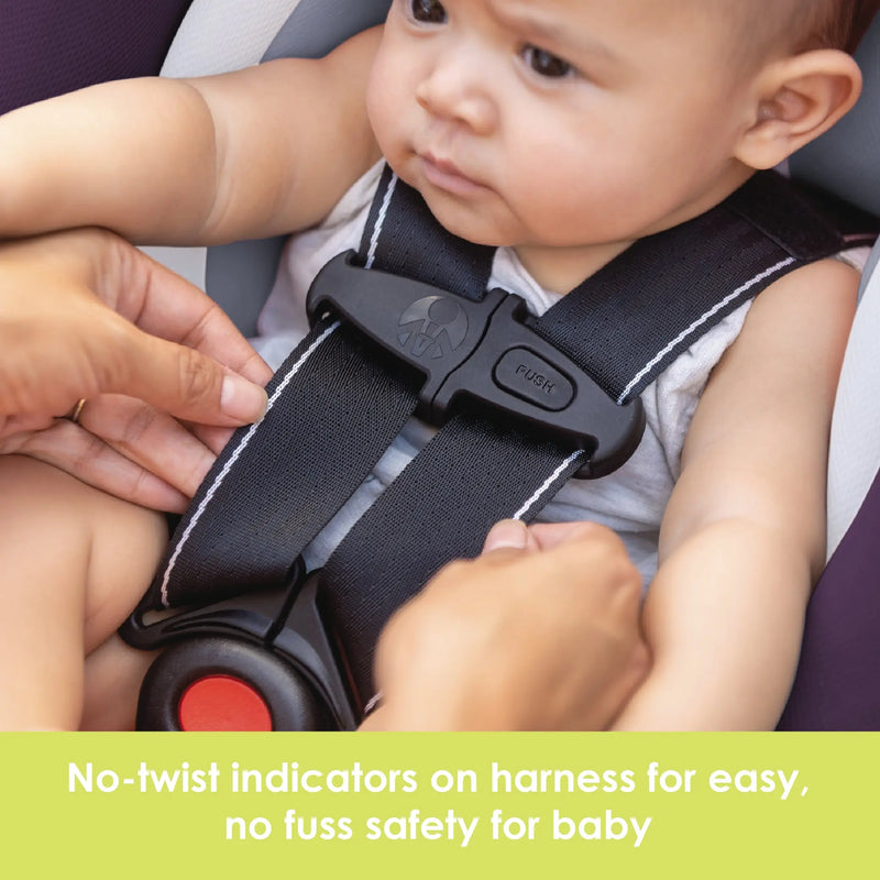 Baby Trend Secure-Lift Infant Car Seat no twist harness indicators