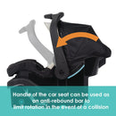 Load image into gallery viewer, Baby Trend Secure-Lift Infant Car Seat handle can be used as an anti rebound bar 