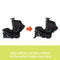 Baby Trend Secure-Lift Infant Car Seat base with four recline positions