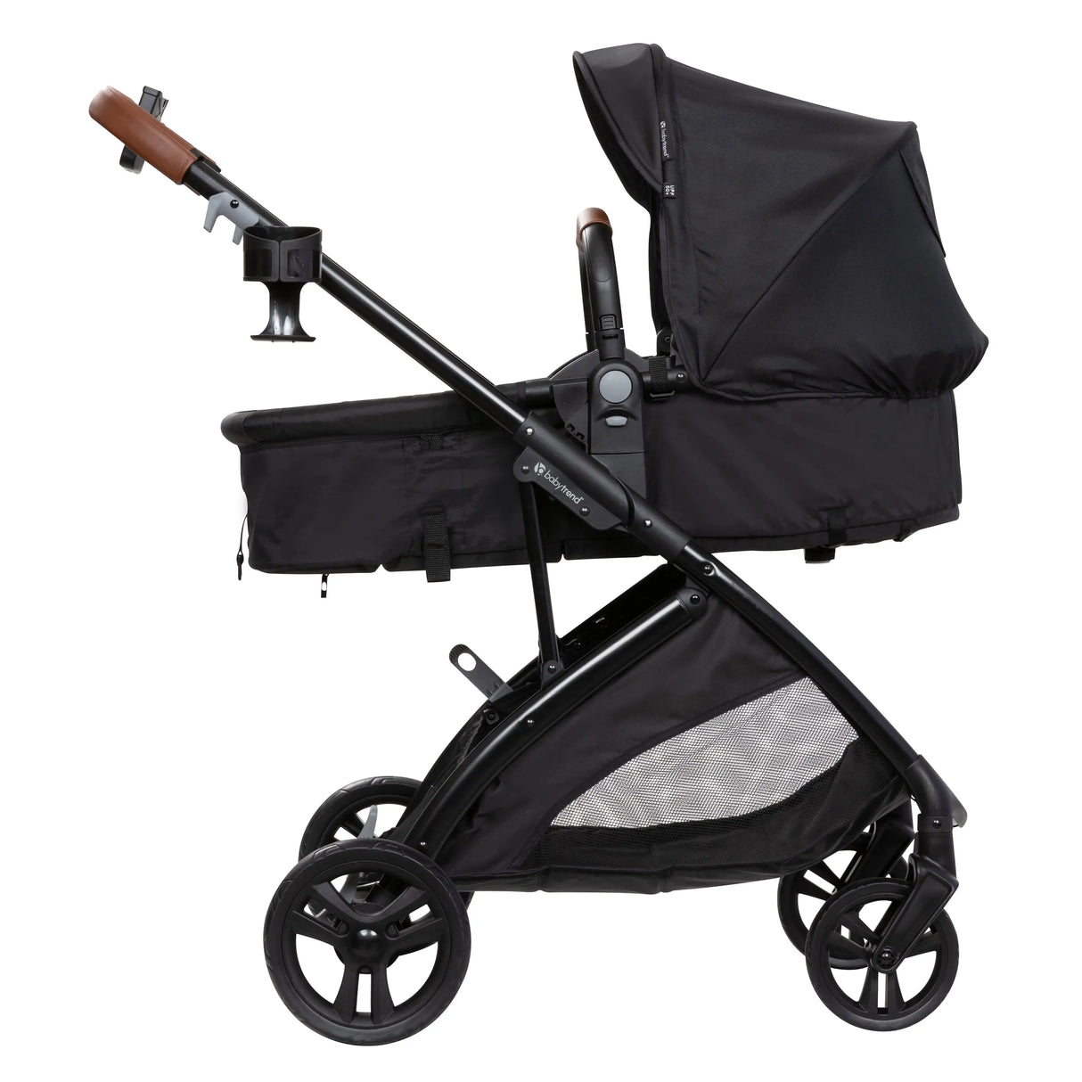 Baby Trend Passport Switch 6-in-1 Modular Stroller converts into bassinet mode parent facing