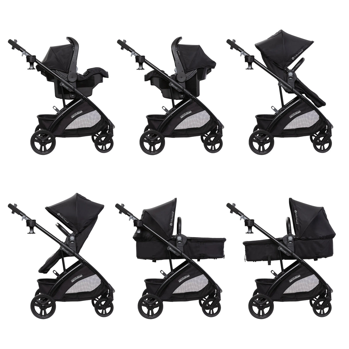 Passport Switch 6-in-1 Modular Stroller Travel System