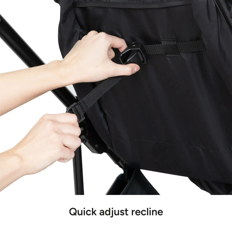 Quick adjust child's recline seat on the Baby Trend Sonar Switch 6-in-1 Modular Stroller 