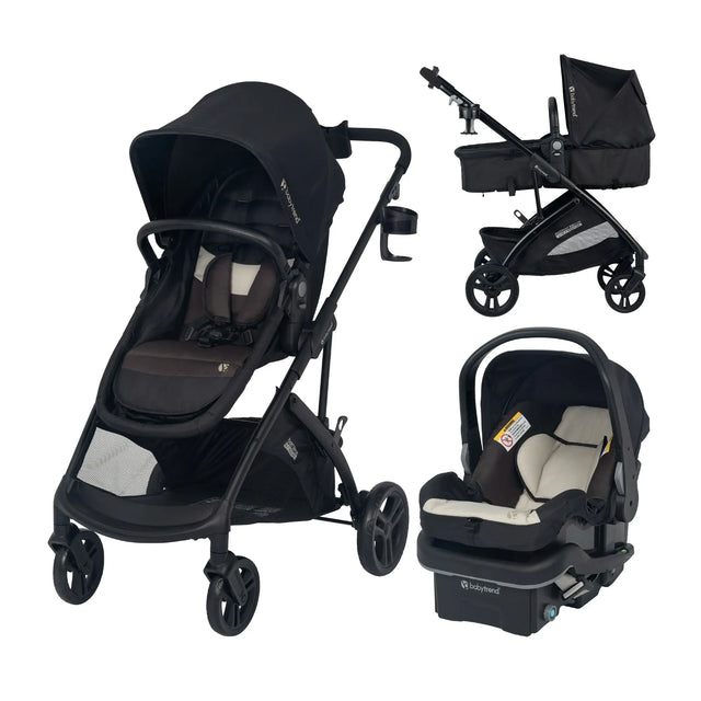 Baby Trend Passport Switch 6-in-1 Modular Stroller Travel System with EZ-Lift Infant Car Seat