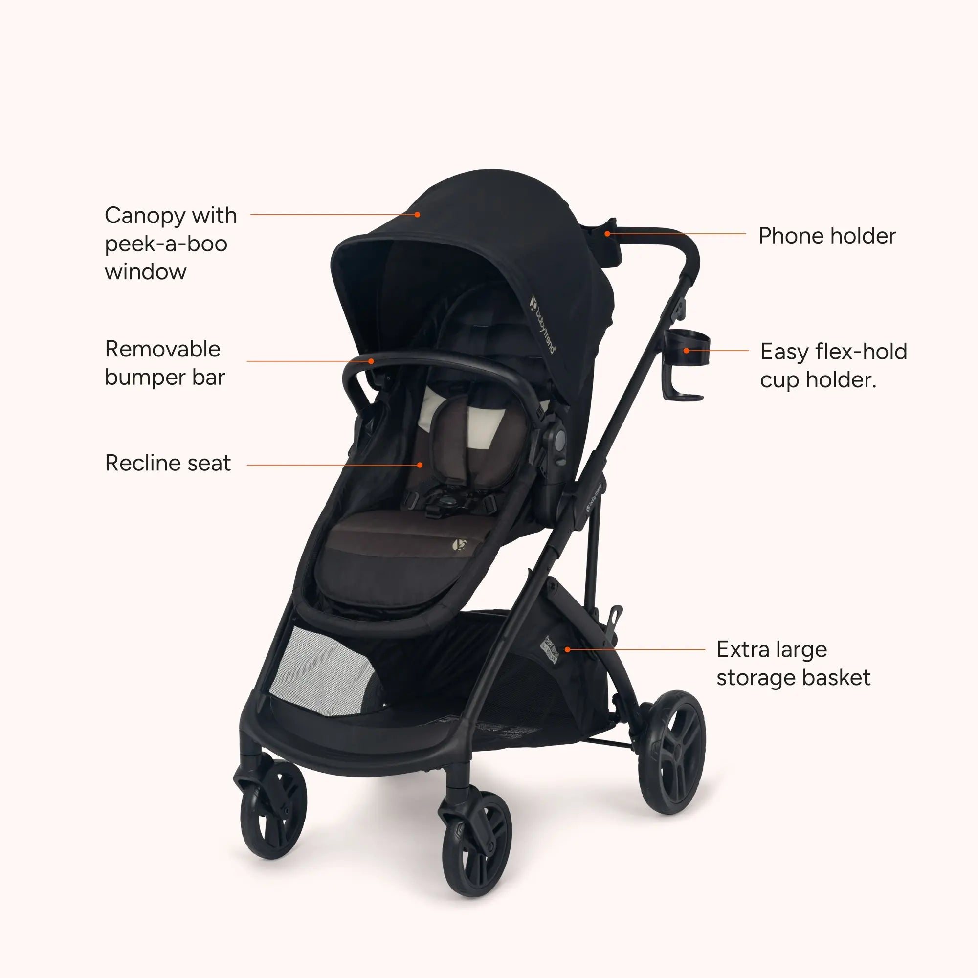 Passport Switch 6-in-1 Modular Travel System (Infant/Baby)