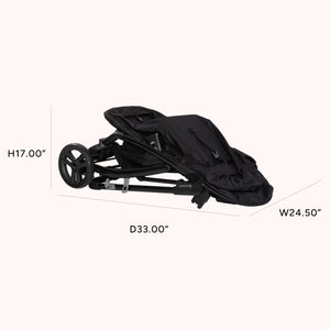 Baby Trend Passport Switch 6-in-1 Modular Stroller folded dimensions 