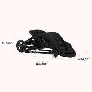 Baby Trend Passport Switch 6-in-1 Modular Stroller folded dimensions 